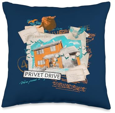 Harry Potter 4 Privet Drive Throw Pillow