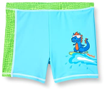 Playshoes Traje de baño con protección UV para niño, Pantalones Cortos de Dinosaurio, 86/92 cm