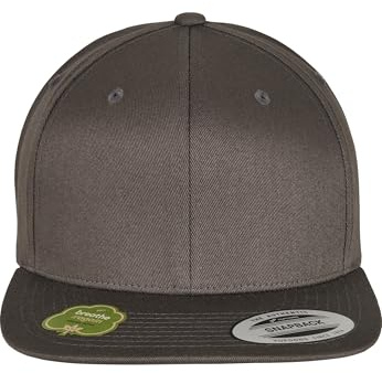 Flexfit Organic Cotton Snapback Unisex Cap schwarz Basics, Streetwear