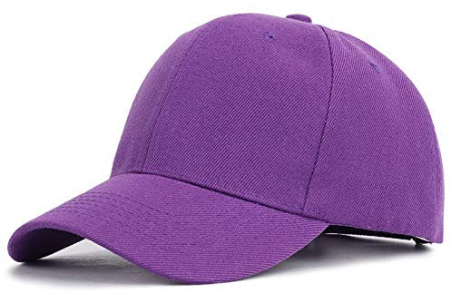ShFhhwrl Baseball Kappe Baseball Cap Personalisierte Kappe Schwarz Unisex Beliebt Lila