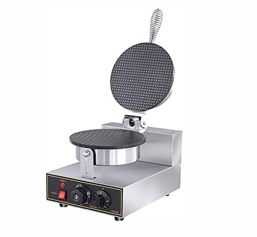 Ice Cream Cone Maker, DIY Thin Skin Egg roll machine, 1200W Non-Stick Stainless Steel Waffle Maker, Household and Commercial