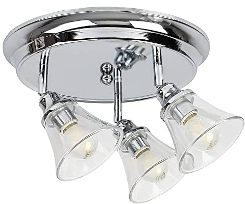 Rabalux 3210 Wandleuchte Badezimmerleuchte ANTOINE Metall Chrom E14 3x MAX 40W IP44 H:18cm L:40cm dimmbar