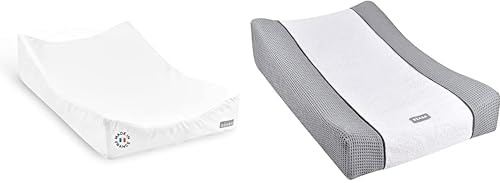Béaba, Matelas À Langer Sofalange, Made In France, Concept Breveté & Housse pour Matelas à Langer Sofalange, 100% Coton Nid d'abeille, Eponge Moelleuse, Drap Absorbant, Confort Optimal
