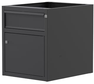 SOGI X3N_A-03 Kommode mit 1 Schublade und 1 Fach für Werkbank, anthrazitgrau