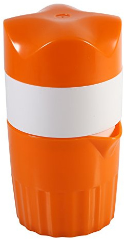 Hand Zitruspresse, Tragbare Orangensaftmaschine Sicherheits-Hand-Entsafter Manuelle Reibahle Drehpresse Saftpresse für Karotten Sellerie Zitrone Grapefruit