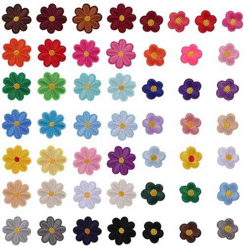 50 Stück Patches zum Aufbügeln, Repair Patches zum Aufbügeln für Repair