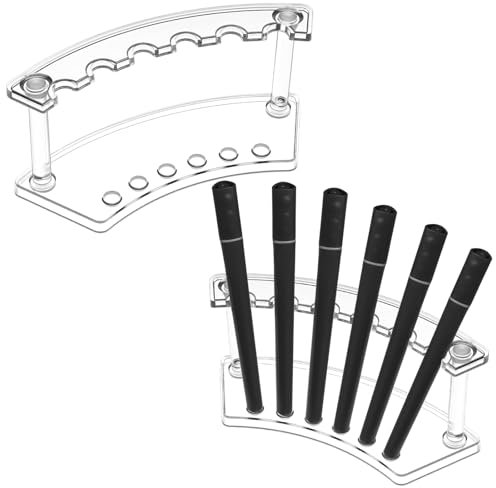 KALIONE 2 Stück Schreibtisch Stiftehalter, Pinsel Halter Schreibtisch Organizer Stiftehalter Aufbewahrungsregal SchreibtischStifte Organizer Pinselhalter Aufbewahrungsbox für Büro Schule und Haushalt