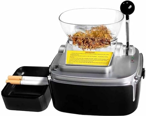 VDLLQYN, Máquina automática for liar cigarrillos con ranura de almacenamiento, ahorradora de tiempo y duradera, tubo de tabaco de acero inoxidable y descarga uniforme ，Enrollador eléctrico de cigarril