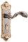 KONTONTY Cerradura de Puerta Vintage de Estilo Aleación de Aluminio Pomo para Dormitorio Diseño Ergonómico y Resistente la Oxidación para Baños y Habitaciones