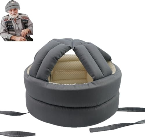 Casque De Protection Épais Souple Et Réglable Respirant pour Personnes Âgées, Casque De Sécurité Anti-Chute pour Tête De Personne Âgée, Protecteur De Tête pour Adulte, pour Les Personnes Âgées
