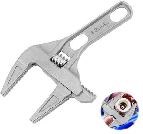 Chiave inglese regolabile 6-68 mm Ampia apertura a ganascia Chiave idraulica 2 in 1 Chiave mobile ultra sottile 200 mm in lega di alluminio idraulici chiave tubo bacino utensili manuali per tubo