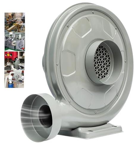 Ventola aspirante per trucioli di legno, aspiratore industriale da 550 W, 145 mm rimuove efficacemente i fumi di polvere nelle officine, per officine di incisione 750W