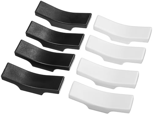 IWOWHERO Poggia Bacchette Set da 8 in Lega e Resina Base Antiscivolo Design Semplice e Versatile la Casa e Feste