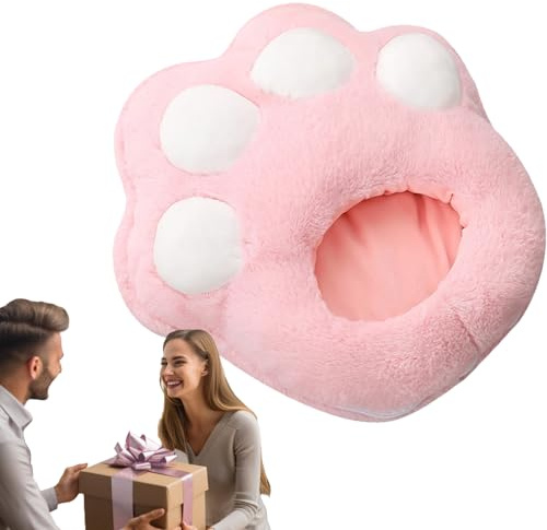 Scaldapiedi elettrico | Simpatico riscaldante Scaldapiedi riscaldato in morbido peluche - a di gatto, scarpe calde in peluche a 3 velocità per viaggi, camera da, uffici, casa