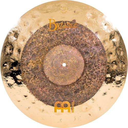 Platillos Meinl Byzance de 19 pulgadas Dual Crash – Hecho en Turquía – Bronce B20 martillado a mano, 2 años de garantía (B19DUC)