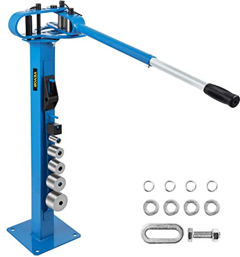 VEVOR Máquina de DobladoTuberías Curvadora de Tubos Máquina Multicapa Dobladora de Tubos YP 38 7 Telescópico de 44' Escritorio, Capacidad de Acero Dulce: 5/16 x 1-1/4 , 1/4 x 1-15/16