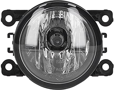 Yctze Lámpara antiniebla halógena para Scenic II/II/Megane II - Faro Delantero Derecho, diseño Redondo de para una Visibilidad y Seguridad óptimas