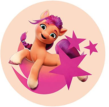 Tortenaufleger My little Pony Sunny, rund 20cm Fondantpapier PREMIUM