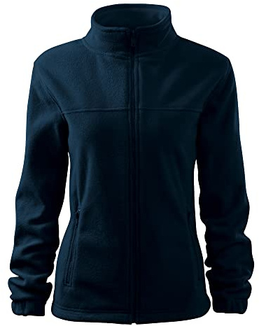 DELUNO Damen Fleece-Jacke Outdoor, Pullover Fleece mit Reißverschluss - Neu - Schwarz Rot Blau Grau Weis - Size XS S M L XL XXL