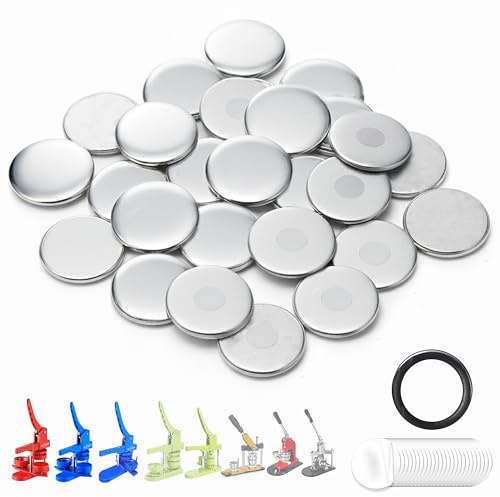 Nice2Have 25 Sets of Fridge Magnet Buttons 2.25 inch (58mm) - Button Maker Supplies for Button Maker Machine