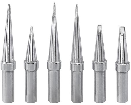 Gasea 6pcs ETA ETB ETH ETK ETO ETS Soldering Iron Tips Replacement Solder Iron Tips Kit for WE1010NA WES51 WES50 WEP70 Weller Solder Station