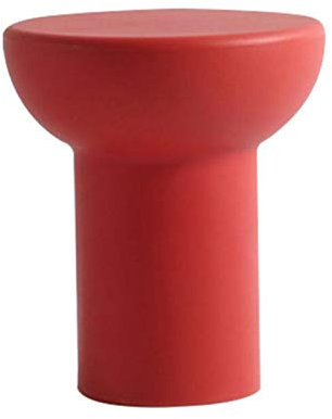 Side Table Elefant Beinförmiger Couchtisch, runder Sofa-Beistelltisch, kann mit Wassereinspritzung, Kunststoffmaterial, 5 Farben gestaltet sein Side Table ( Color : Red , Size : 13.77*13.77*15.74in )