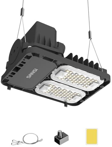 SANSI 50W LED Grow Lampe für Zimmerpflanzen, Vollspektrum Pflanzenlampe mit hohe PPF 115μmol/s, Dimmbare Wachstumslampe für Sämling Gemüse Blüte, LED Grow Light für Growzelt 60x60cm 40x40cm