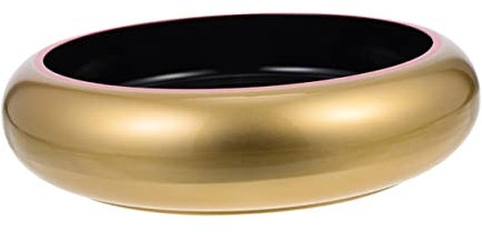 Plato de sashimi Plato de plástico Recipientes de plástico for llevar Bandeja redonda dorada Bandeja de exhibición de mariscos Plato de sushi japonés Plato redondo de sushi Plato redondo de salmón Pla