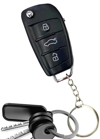 Elektroschockauto Key Streich Neuheit Elektrisches Schlüsselspielzeug,Elektroauto Schlüssel Trickspielzeug, Streich Gag Spielzeugauto Schlüsselanhänger,Schockierender Neuheits Trickspielzeug