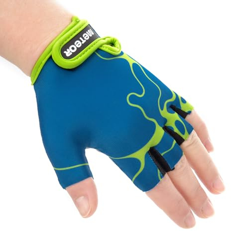 Meteor Barn Cykelhandskar Bike Gel BMX Handske Pojkar Cykelhandskar Flickor Cykelhandskar - Vandring Cykelhandskar Barn Kvinnor Cykelhandskar Barnhandskar Män