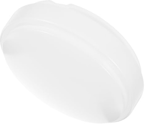 SHINEOFI Pantalla de Luz Circular de Plástico para Techo de Lámpara de Protección para Ventilador de Techo Reemplazo de Pantalla de Iluminación para Cocina y Baño Instalación y Diseño