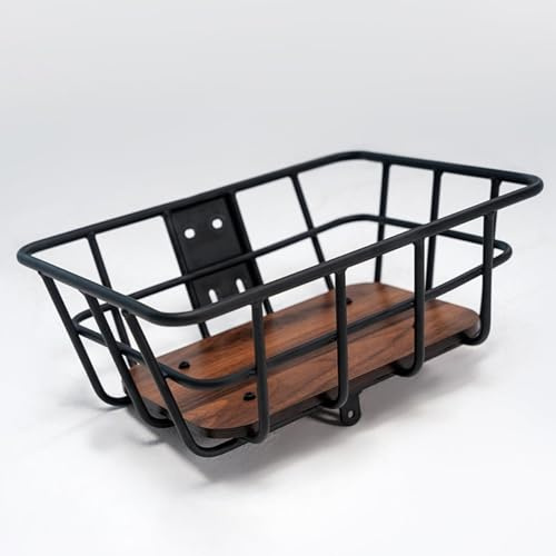 A Dece Oasis Cesta Delantera para Bicicleta EléCtrica Ado Ebike Air28/Air28 Pro, Cesta Delantera para Bicicleta EléCtrica, Cesta Multifuncional para Compras (Negro)