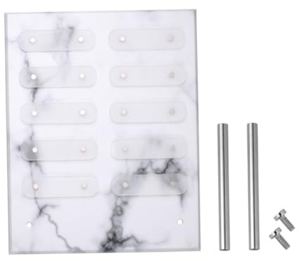 Vaguelly Nail Art Display Board Nail Sample Display Stand Frame Manicure Holder for Salon Practice for Manicure