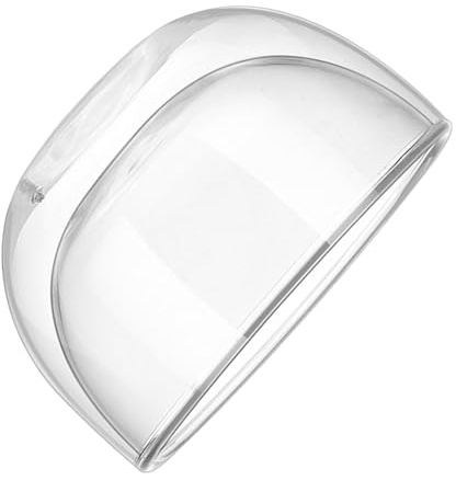 UKCOCO Bol en Verre Borosilicaté Transparent Résistant la Chaleur, Bol Ménager Double Paroi 1,2 L pour Salade, Fruits et Dessert, Vaisselle Polyvalente pour Maison et Restaurant