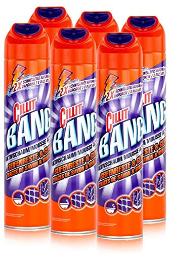 Cilit bang mousse active 600 ml – Les restes de Savon & Brillance (Lot de 6)