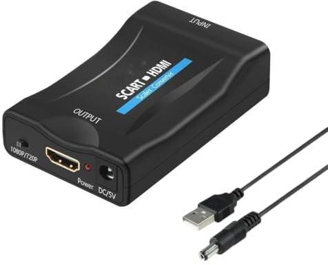 Convertisseur péritel vers HDMI 1080p, Full HD, Adaptateur péritel, convertisseur, convertisseur de Signal péritel vers HDMI, convertisseur vidéo