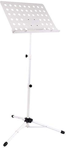 kaige Metal Klapp Noten Metall Lifting Notenpult Farbe Notenständer to The Bold Musik Tabelle Gitarre □□ Guzheng Violine Notenständer Ständer Halter Stativ Basis Faltbare erhöhen (Farbe: weiß) WKY