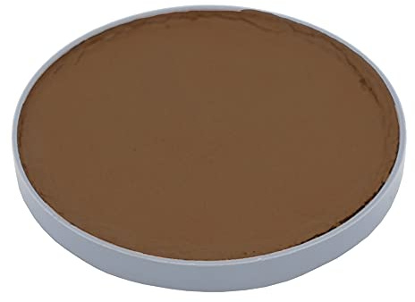 Grimas Water-Make-Up, 25ml Wasserschminke, Farbe dunkelbraun 1001, professionelle Körperfarbe, schnelltrockend und sehr hautschonend, ideal fürs Kinderschminken, Karneval und Halloween
