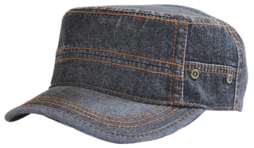Leoodo Herren Damen Military Army Stil Cap aus Baumwolle verstellbare Sonnen Kappe für Wandern und Sport