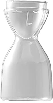 DCQRY Clear Bedside Water Carafe Set with Tumbler Glass for Bedroom, Bedside Nightstand Pitcher and Glass, Mouthwash Bottle for Mouthwash Water Lemonade