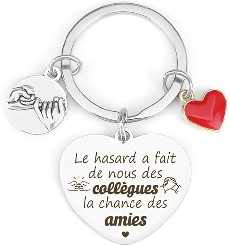 Cadeau Collegue Porte Clef Collègue Cadeau Départ Collègue Cadeau Collegue De Travail Femme Cadeau Meilleur Amie Cadeau Pour Une Amie Cadeau Depart Collegue De Travail Porte-clés Collègues