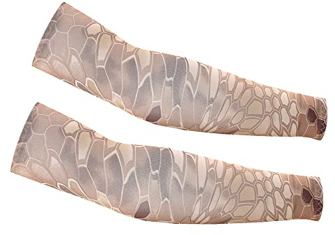 3 Paar Kühlung UV-Schutz Ärmlinge, Arm Sleeves Tattoo Cover für Damen Herren Armstulpen Sonnenschutz Arm Ärmel Elastische Atmungsaktiv Sport Armlinge für Radsport Golf Radfahren Basketball, Wandern