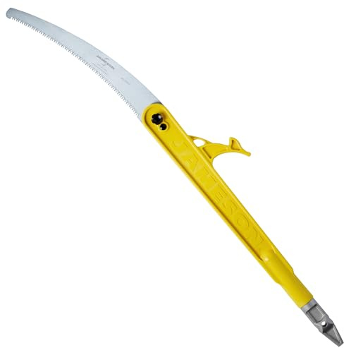 Jameson Folding Pole Saw with 13 inch Barracuda Hard Chrome Plated Tri-Cut Saw Blade