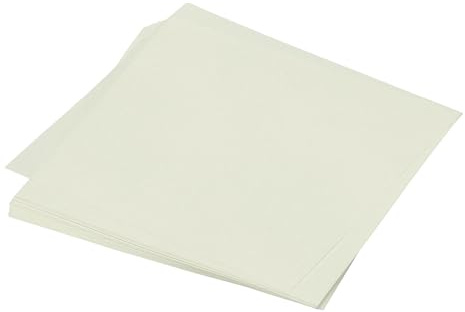 QUARKZMAN 25 Blatt Origami-Papier beidseitig cremeweiß 25 x 25 cm 70 g/m² | quadratische Faltblätter, Für Kunsthandwerk Anfänger Geschenkdekoration