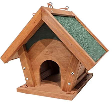 Vogelfutterhaus Vogelfutterspender Hölzerner Vogelfutterspender Langlebig Hängender Wildvogelhäuschen Für Das Fütterungsfenster Im Garten Im Freien Futterhaus für Vögel Vogelfutterstation