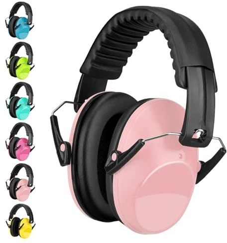 Casque Anti Bruit Enfant, SNR 26dB Casque Anti-bruit Enfant Pour 3-16 ans | Casque Antibruit Facilement Réglable Pliable Noise Cancelling Pour l’Autisme, TDAH, Feux d’Artifice, Concert,École