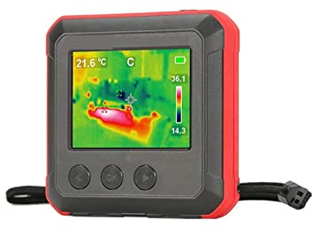 STRAFBRG Mini Thermal Imager Pocket Termocamera a infrarossi compatta for Imaging Temperatura Industriale Rilevamento del Riscaldamento a Pavimento,Chiarezza Termica Migliorata