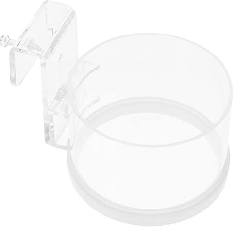 YARNOW Futterring Für Aquarien Ringe Wiederverwendbarer Fischfutterring Korb Fischtank Feeder Kreisförmig Schüssel -Aquarium Wasserspender Für Vögel Käfig Acryl Transparent