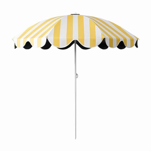 XQJLBZA Parasol de Jardin 155 CM, UPF 50+, Parasol de Balcon Etanche à Hauteur Réglable, pour Patio Terrasse Exterieur