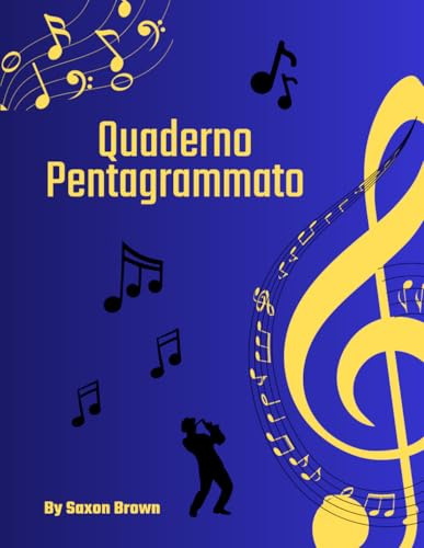 Quaderno Pentagrammato: La Tua Musica in 100 Pagine Numerate - 12 Righi Musicali per Pagina - Indice - Formato Grande - per Adulti e Ragazzi - Giri di DO,RE,SOL per Piano e Chitarra